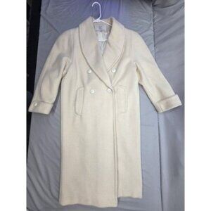 Womens Allison Leslie Petites Size Small Long Wool Coat Long & Long Sleve 4